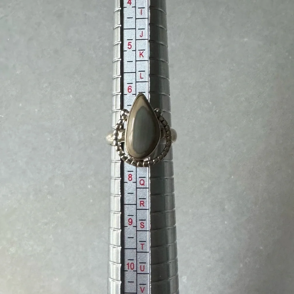 NWOT Sundance Lucky Canyon Ring, Imperial Jasper, Sterling Silver
